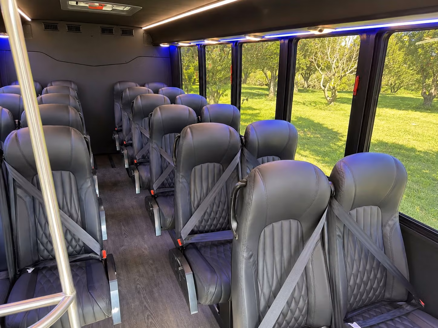18 passenger minibus inside