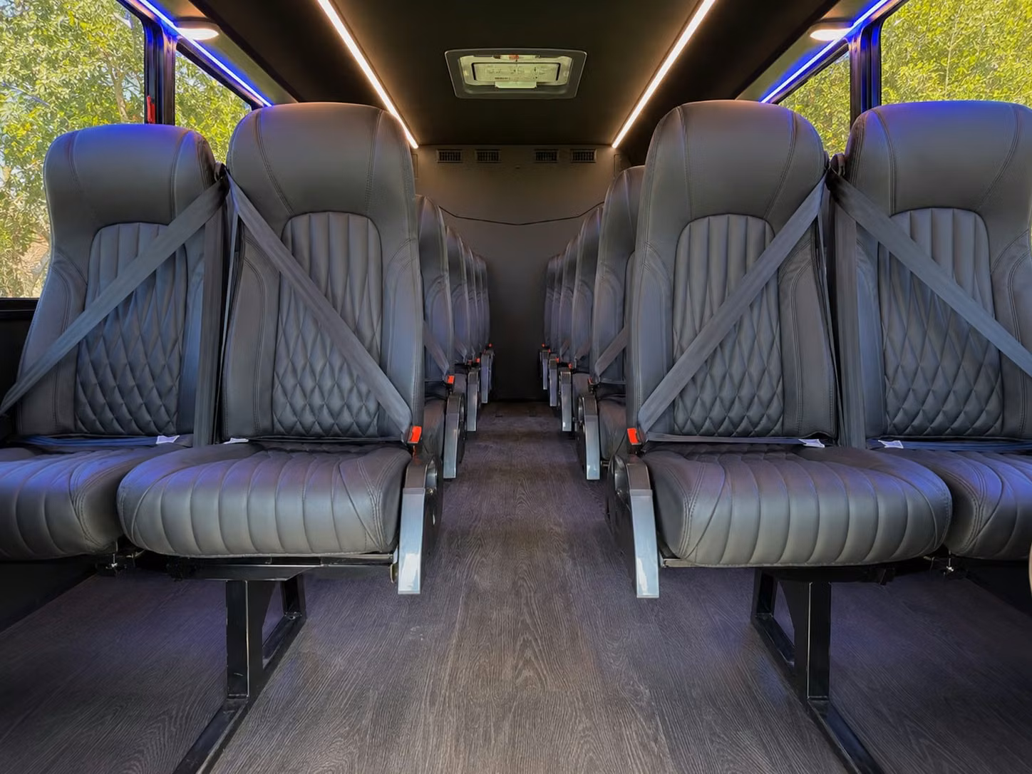 20 passenger minibus interior