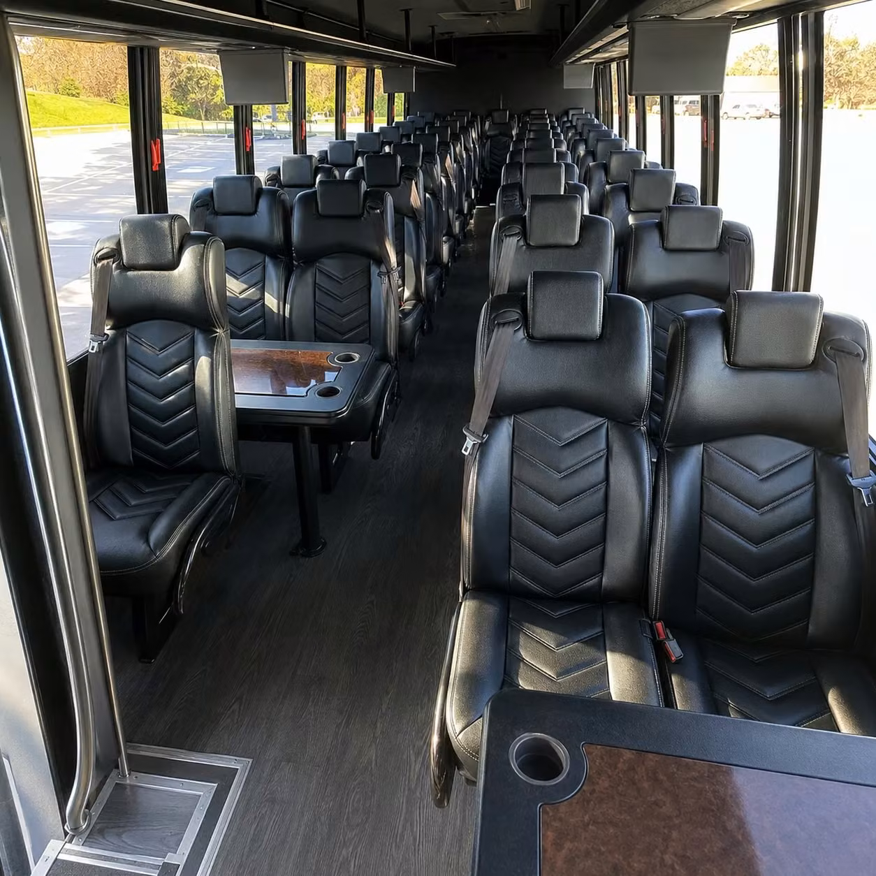 25 passenger minibus inside