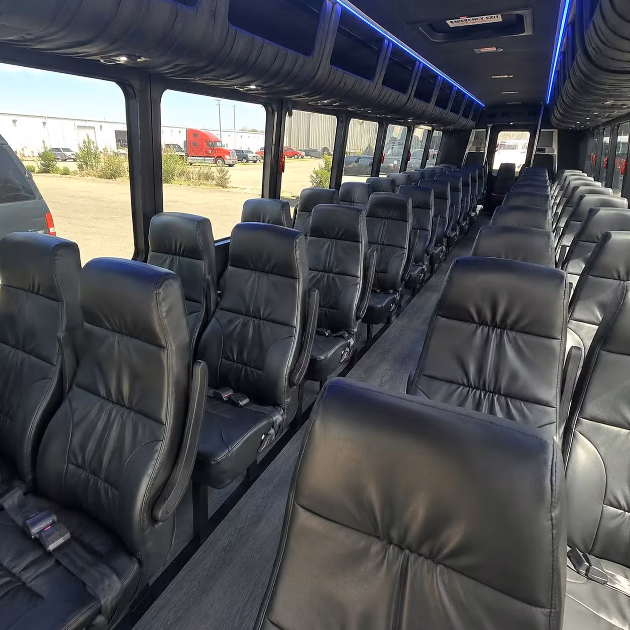 30 passenger minibus interior