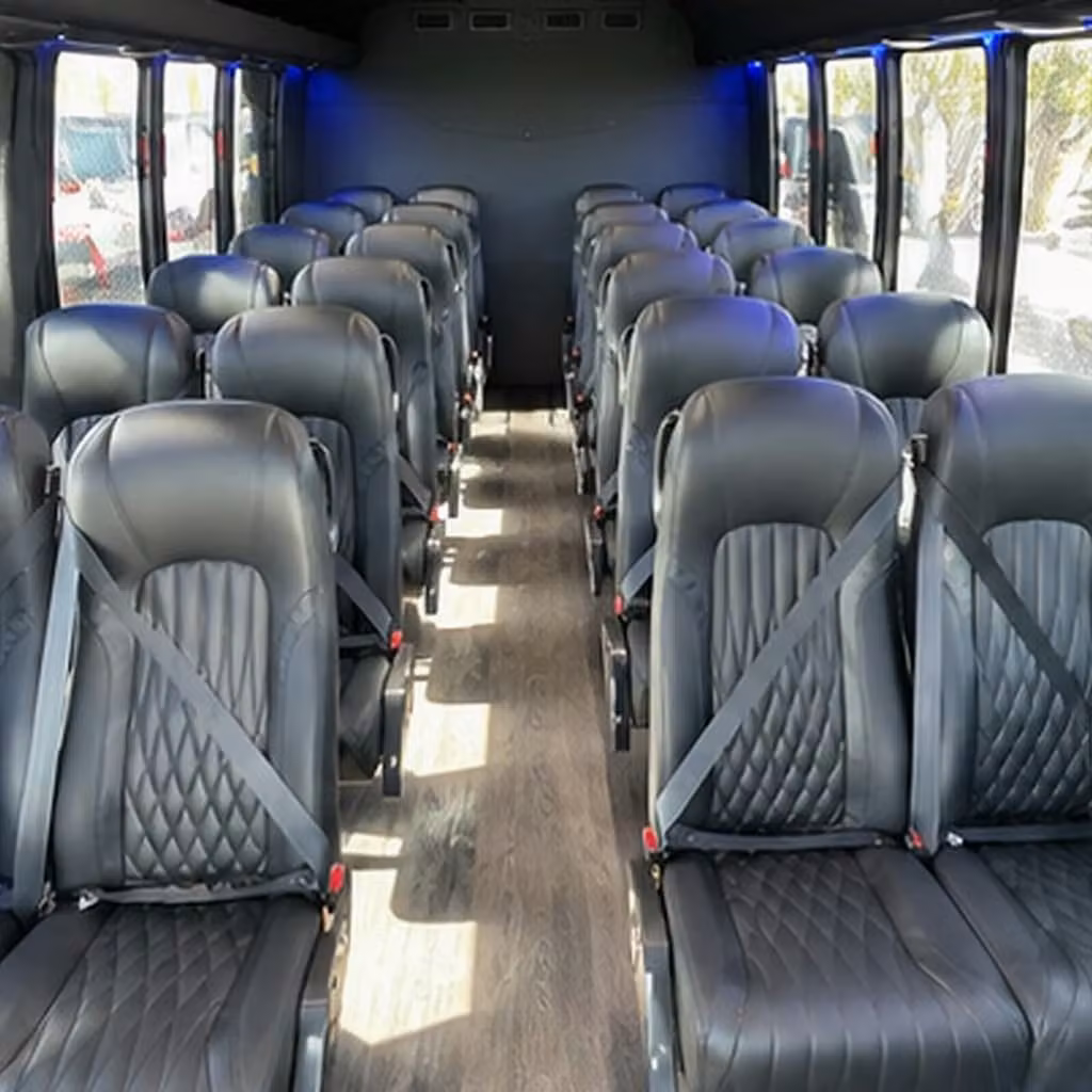 35 passenger minibus interior