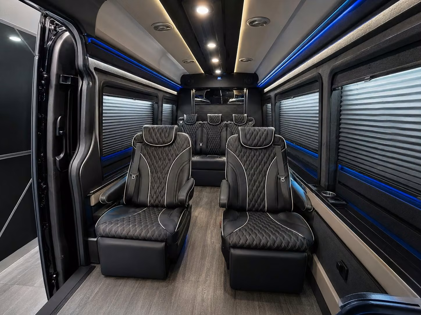 corporate airport transfers and employee shuttles for riverside businesses