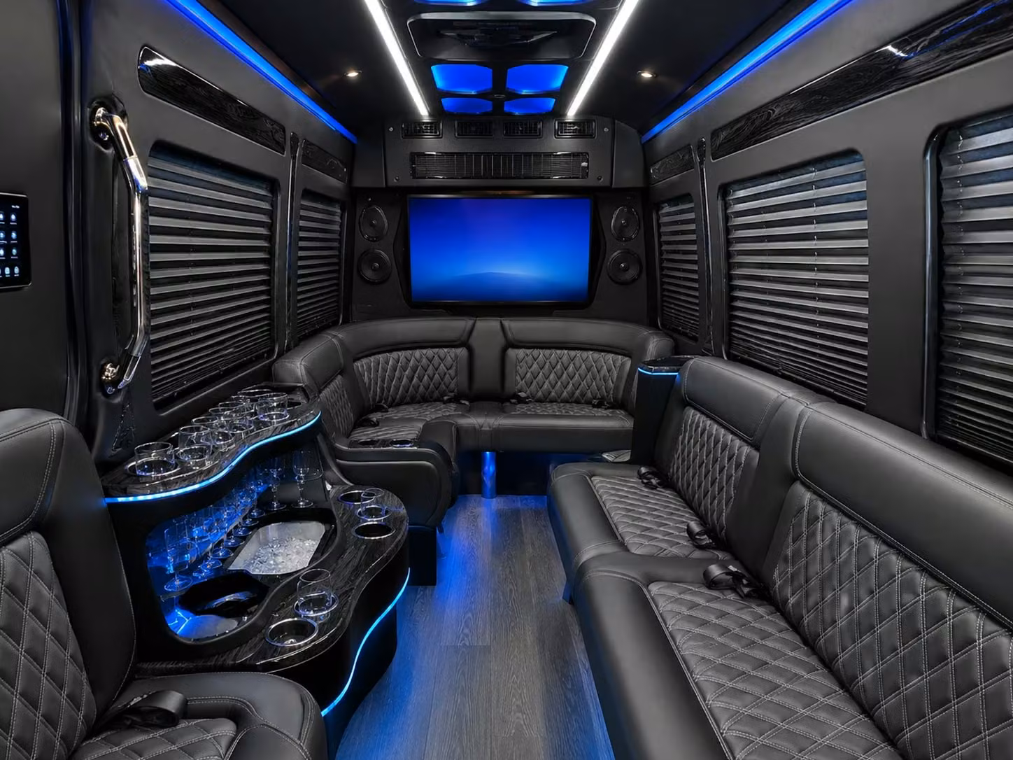 post reception shuttle service for late night wedding guests