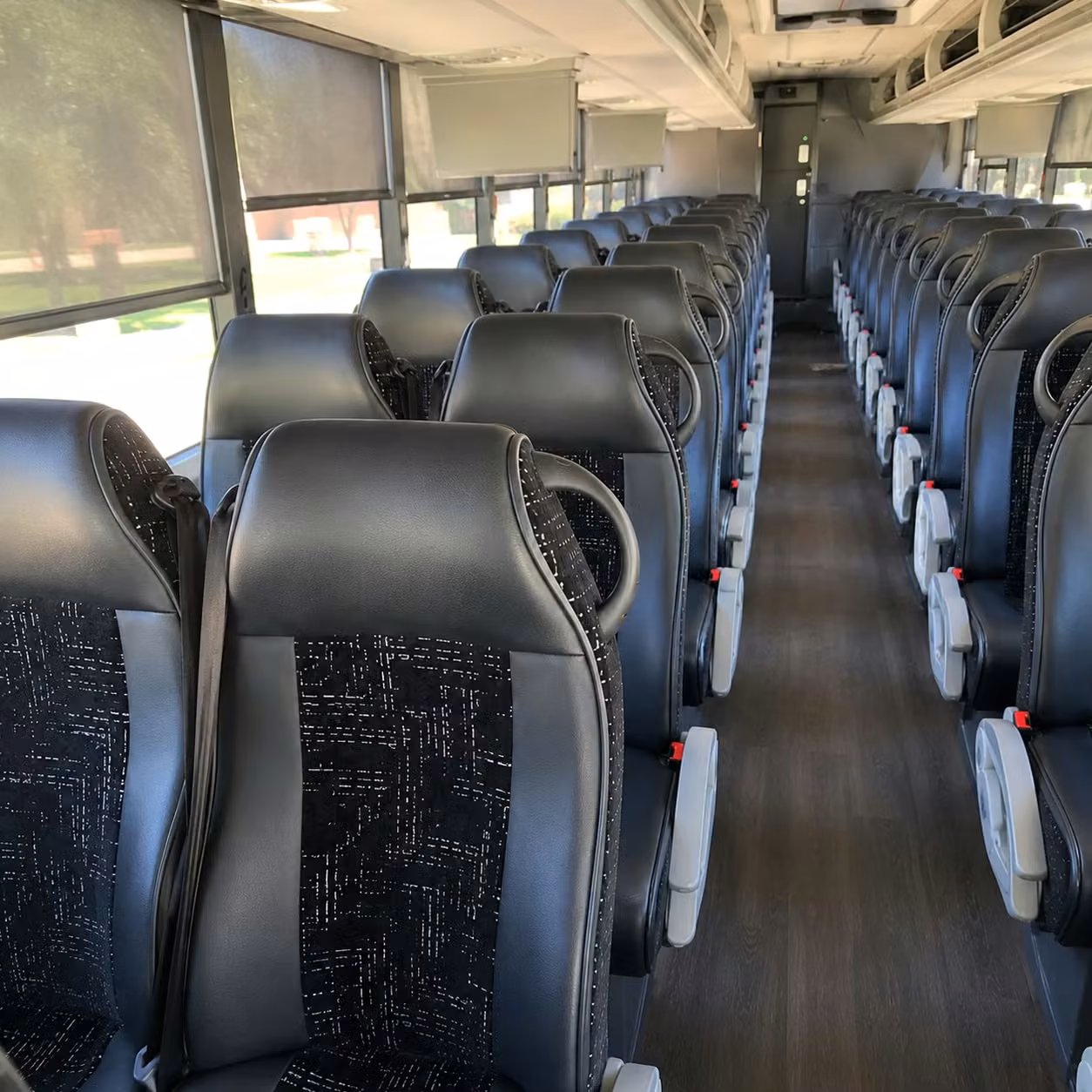 riverside charter bus interior