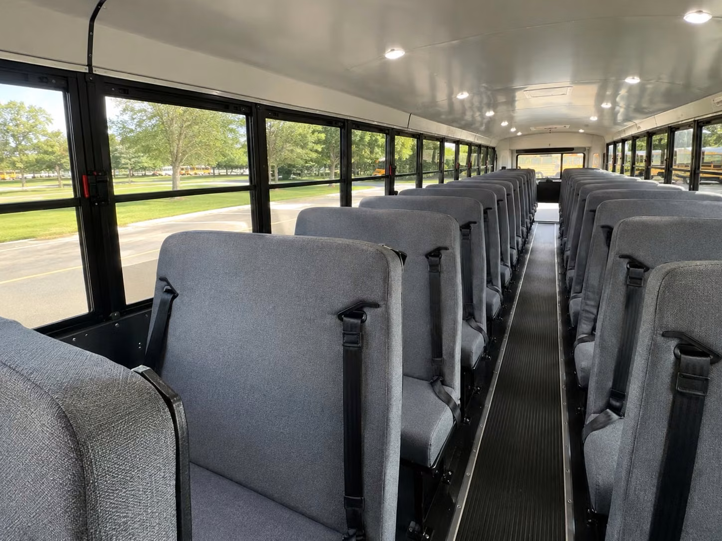 school bus interior