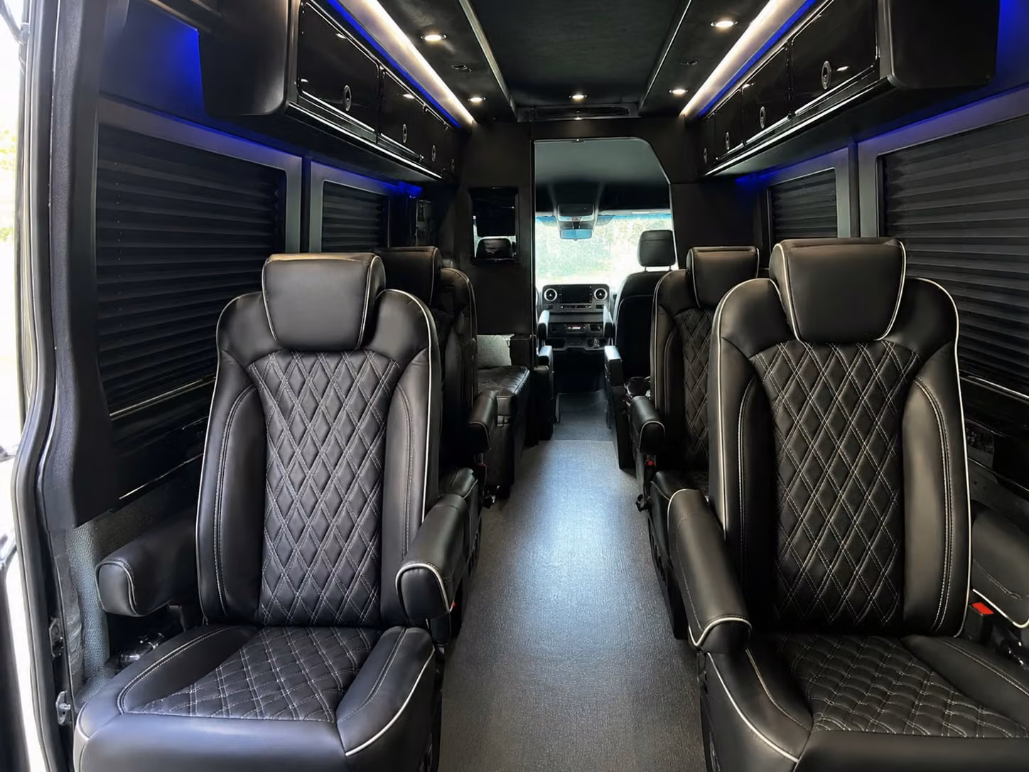sprinter van with driver interior
